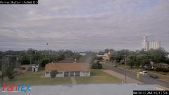 Weather camera view of Follett ISD.