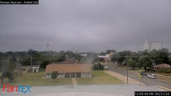 Weather camera view of Follett ISD.