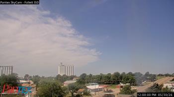 Weather camera view of Follett ISD.