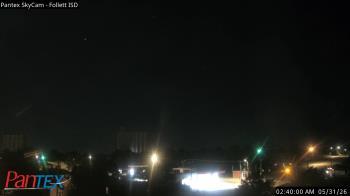 Weather camera view of Follett ISD.