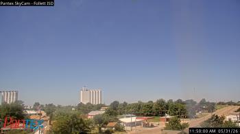 Weather camera view of Follett ISD.