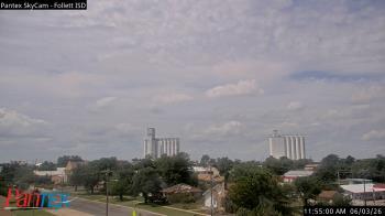 Weather camera view of Follett ISD.