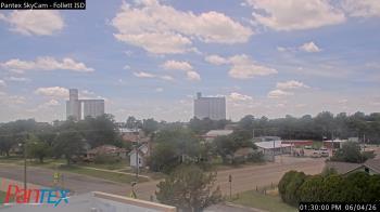Weather camera view of Follett ISD.