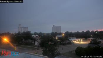 Weather camera view of Follett ISD.