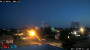Weather camera view of Follett ISD.