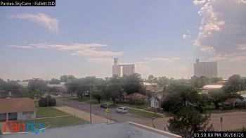 Weather camera view of Follett ISD.