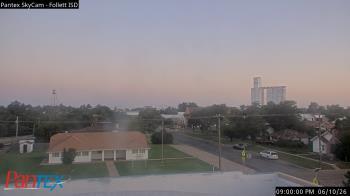 Weather camera view of Follett ISD.