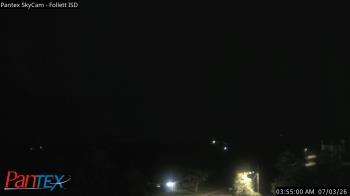 Weather camera view of Follett ISD.
