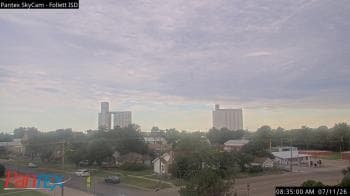 Weather camera view of Follett ISD.