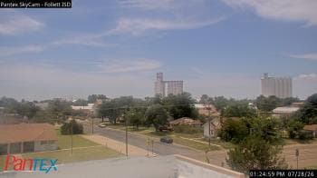 Weather camera view of Follett ISD.