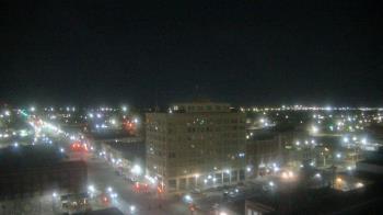 Weather camera view of First National Bank-Hutchinson.