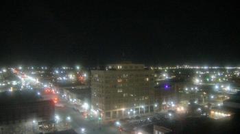 Weather camera view of First National Bank-Hutchinson.
