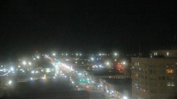 Weather camera view of First National Bank-Hutchinson.