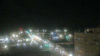 Weather camera view of First National Bank-Hutchinson.