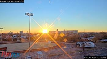 Weather camera view of Friona ISD.