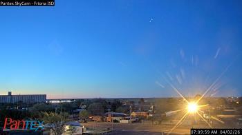 Weather camera view of Friona ISD.