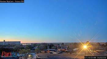 Weather camera view of Friona ISD.