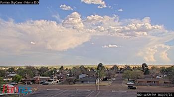Weather camera view of Friona ISD.