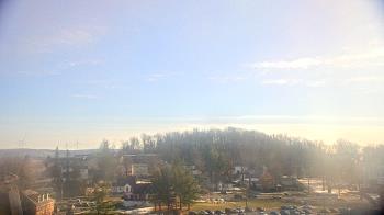 Weather camera view of Frostburg State University.