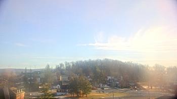 Weather camera view of Frostburg State University.
