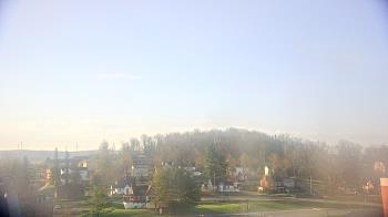 Weather camera view of Frostburg State University.