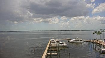 Weather camera view of Pinchers Marina at Edison Ford.