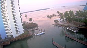 Weather camera view of Sanibel Harbour Yacht Club.