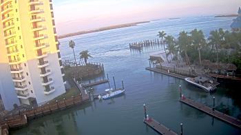 Weather camera view of Sanibel Harbour Yacht Club.