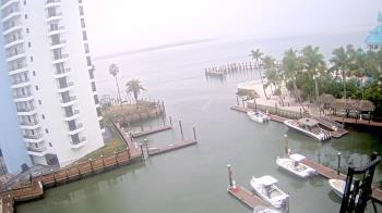 Weather camera view of Sanibel Harbour Yacht Club.