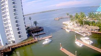 Weather camera view of Sanibel Harbour Yacht Club.