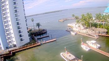 Weather camera view of Sanibel Harbour Yacht Club.
