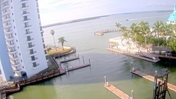 Weather camera view of Sanibel Harbour Yacht Club.
