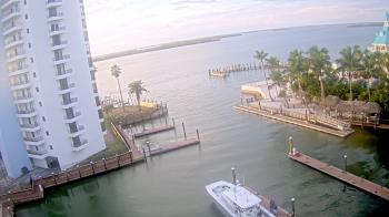 Weather camera view of Sanibel Harbour Yacht Club.