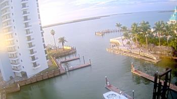 Weather camera view of Sanibel Harbour Yacht Club.