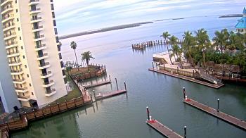 Weather camera view of Sanibel Harbour Yacht Club.