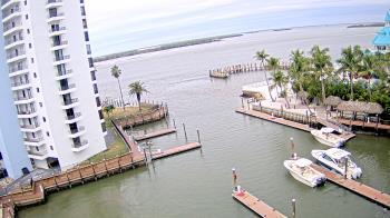 Weather camera view of Sanibel Harbour Yacht Club.