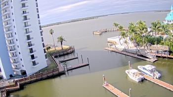 Weather camera view of Sanibel Harbour Yacht Club.
