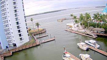 Weather camera view of Sanibel Harbour Yacht Club.