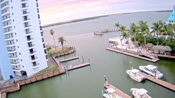 Weather camera view of Sanibel Harbour Yacht Club.