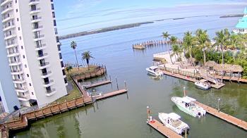 Weather camera view of Sanibel Harbour Yacht Club.