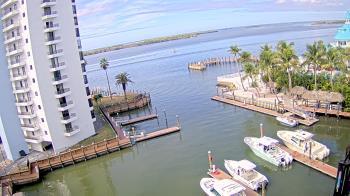 Weather camera view of Sanibel Harbour Yacht Club.