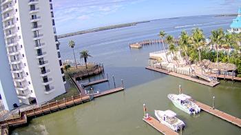 Weather camera view of Sanibel Harbour Yacht Club.