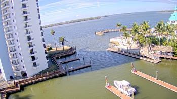 Weather camera view of Sanibel Harbour Yacht Club.