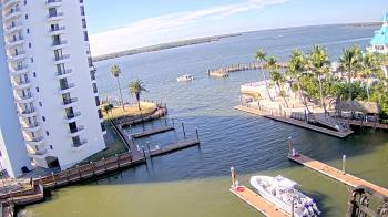 Weather camera view of Sanibel Harbour Yacht Club.