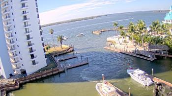 Weather camera view of Sanibel Harbour Yacht Club.