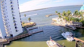 Weather camera view of Sanibel Harbour Yacht Club.