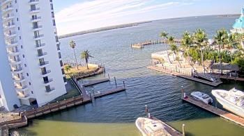 Weather camera view of Sanibel Harbour Yacht Club.