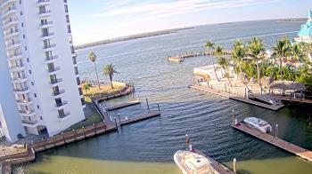 Weather camera view of Sanibel Harbour Yacht Club.