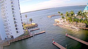 Weather camera view of Sanibel Harbour Yacht Club.