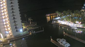 Weather camera view of Sanibel Harbour Yacht Club.